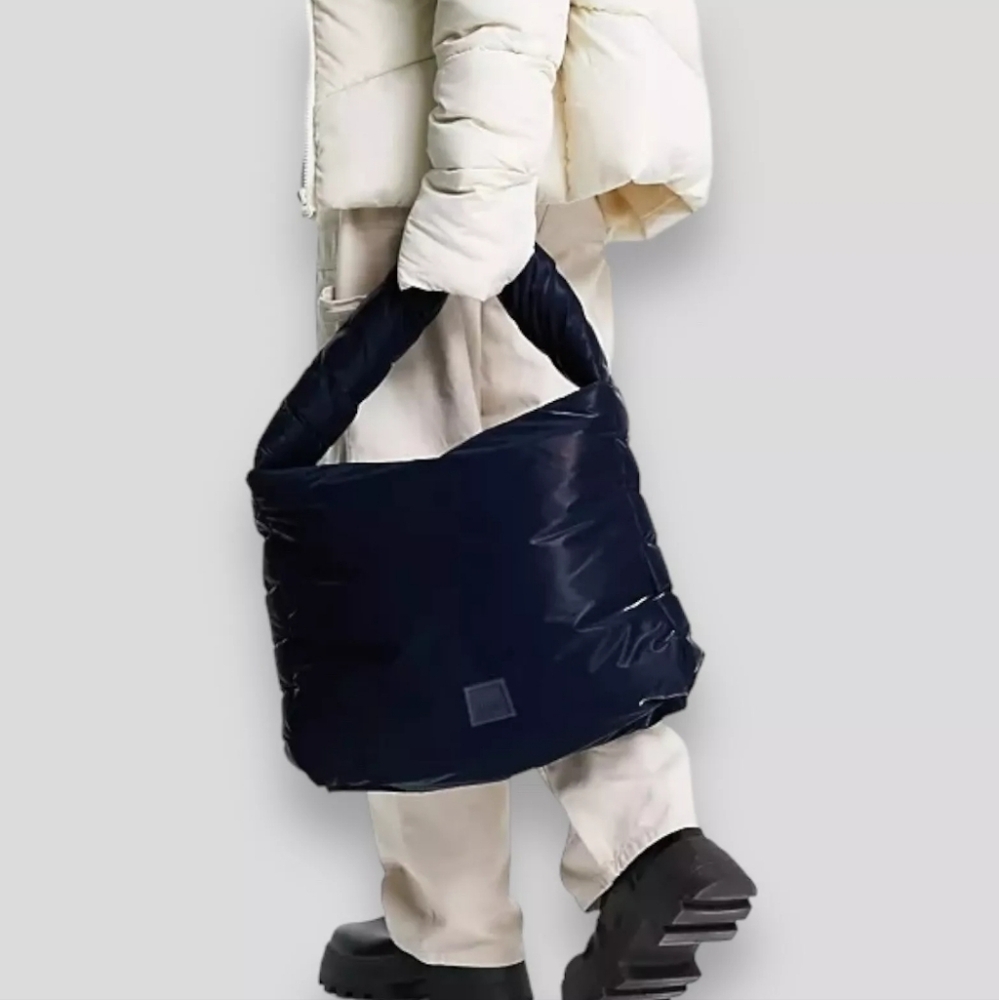 Rains Loop Shopper Mini Shoulder Bag Blue